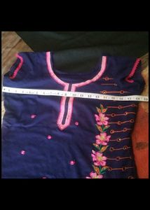 Beautiful Flowered Suit With Duppata