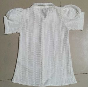 Cute White Flower Girl Dress