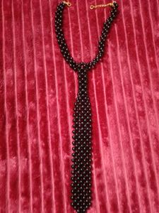 Pearl Neck Tie Men And Women