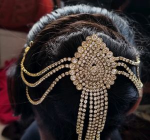 Gold Rhinestone Headpiece