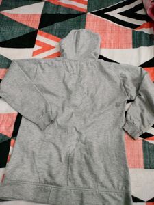 Grey Colour Hoodie
