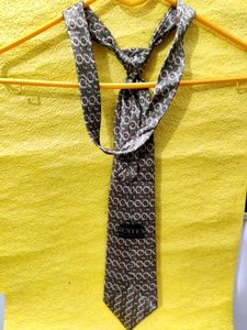 Vintage Patterned Silk Tie, Brand New ⭐
