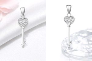 🌼Combo of Silver Tone Pendants