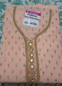 Heavy Unstitched Party Wear Suit