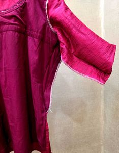 Ethnic Top with Pearl Detail