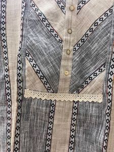 Boho Patterned Tunic Top