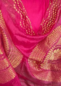 Fluorescent Green Kurta Set With Banarsi Duppata
