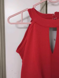 Red Skater Dress