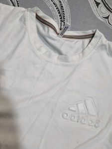 Adidas White T-Shirt