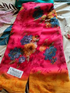 Red Colour Beautiful Daily Saree