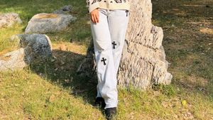 Chrome Cross Style Jeans