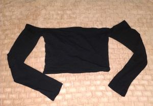 Black Off-Shoulder Top