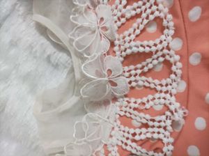 Adorable Off Shoulder Peach Dress