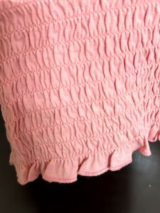 Peach Textured Top