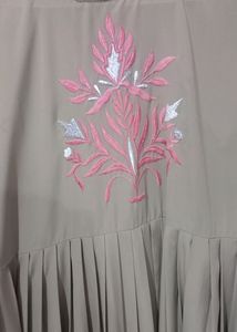 Long Abaya For Girls With Black Scarf