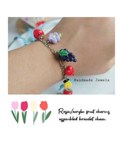 Fruit Charm Bracelet