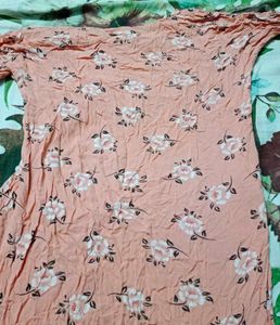 Peach Color Kurta