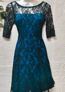 Size ES/S 🎁Buy 2 Get 1 Free 🎁 Blue Lace Dress