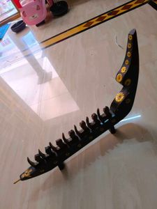Wooden Boat Showpiece