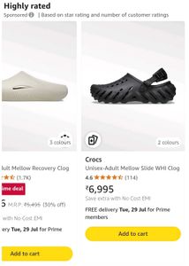 Black Crocs Echo Clogs