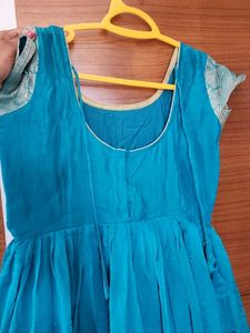 Teal &amp; Silver Dress