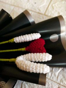 Crochet &#39;I Love U&#39; Bouquet