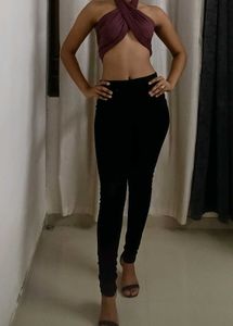 Black Jeggings UK Size 10