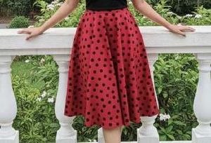 Diwali 🎇 Sale Retro Polka Dot Swing Dress