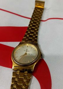 Titan Gold Tone  Women&#39;s Watch