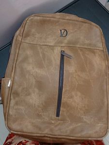 Brown Unisex Backpack