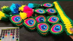 Handmade Peacock Toran