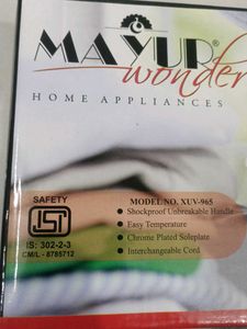 Brand New Mayur Wonder Electic Iron