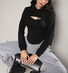 Women Carbon Black Corset Top with Ultra Cropped h