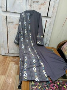 Dubai Printed Abaya