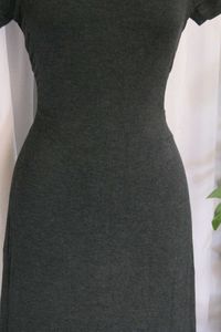 Causual Grey Maxi Dress
