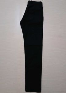 Men Regular Fit Cotton Black Pant