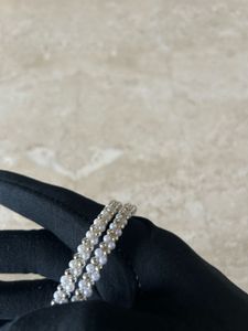 Pearl &amp; Crystal Beaded Bracelet