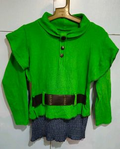 Green Top With Belt