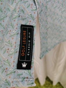 Louis Philippe Printed Linen Shirt