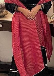 Beautiful Pink And Golden Dupatta