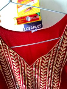 Elegant Red Kurta