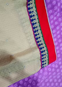 Heavy Border Party Saree