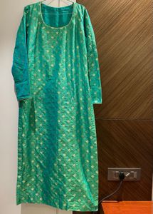 Banarasi Silk Kurta With Pants