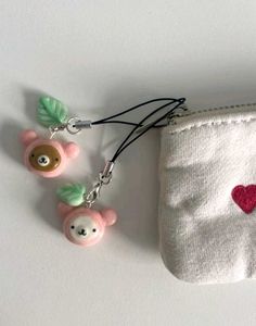 Cuddly Bear Clay Charms