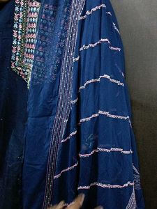 Price Drop 💧 NAVY BLUE KURTA SET 🫐+ DUPATTA