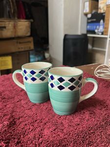 Cute Ceramic Mugs (Set of 2)