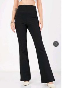 SASSAFRAS Black Bootcut Trousers