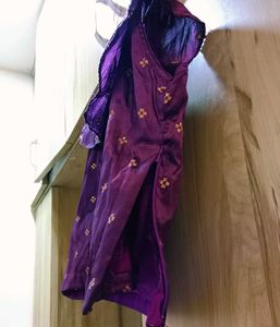 Purple Ruffle Blouse