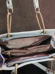Grey Chain Detail Handbag🩶