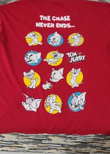 Tom and Jerry Red T-Shirt